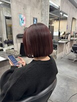 コワファースト長崎シャンプーボーイ 2nd(COIFF1RST 長崎 SHAMPOO BOY) ぱつっとボブ まるみボブ ミニボブ ショートボブ