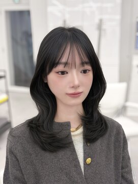 アマトウキョウスマートサロン(AMA TOKYO×Smart Salon) 【SAYAKAスタイル】顔まわり/レイヤーカット/韓国ヘア/小顔
