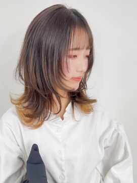 リシャルム 新保店(Re charme) ［Re Charme/近藤恭輔］ミディアムウルフレイヤー