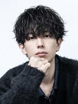 リベル(LIBER)&nbsp;ラウンドマッシュ/シャドウパーマ/メンズ/メンズサロン/八王子