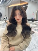 ミディアムレイヤーカット/似合わせカット/大人ガーリー/20代
