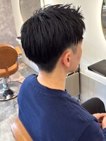 カノエ 福岡香椎店(canoe) ツーブロック メンズカット 黒髪 ビジネス メンズショート 20代