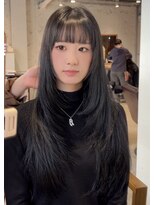 コフィー バイ メルト 吉祥寺(cofy by melt) 【中澤彩乃】吉祥寺ロングレイヤーカット黒髪地毛風カラー韓国