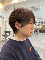ビューエヒメ(VIEW EHIME)&nbsp;20代30代40代小顔くすみベージュマッシュショート