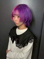コエル(KOER)&nbsp;24. 卵型/ショート/インナーカラー/ダブルカラー
