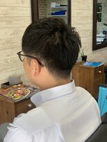 アバーブヘアー(aboVe-hair)&nbsp;爽やかナチュラル刈り上げ×ビジネスショート