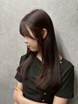 ライフイズチャプター 浜松天竜川駅前店(Life is... Chapter)&nbsp;艶感ワインレッド×レイヤーロン