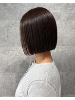 ジャム ヘアー サロン(Jam hair salon)&nbsp;マロンブラウン×グロッシースタイル