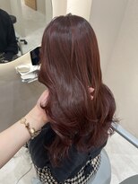 オリバイオハナ(Oli by ohana)&nbsp;ダブルカラーミルクティーベージュピンクベージュロングレイヤー
