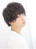 【AKROS】ソフトミディショート 無造作ショート ネープレス