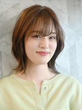 オーキッドバイヘアー(OrchiD.byhair) 大人可愛いエアリーミディ/ウルフレイヤー/20代・30代・40代