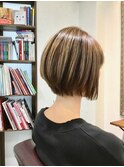 グレージュハイライト