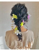 ベルビアンカ(Belle BIANCA)&nbsp;Belle BIANCA 華やか/編みおろし/生花/結婚式/二次会 by Orie