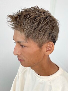 ヘアメイク ミチ 富田店(HAIRMAKE MICHI) 【MICHI 富田店 古作蓮】ハイトーン×ツーブロック