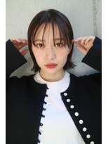 ダヴィン 中目黒(DaVin)&nbsp;【DaVin中目黒】大人可愛い外ハネボブ　ココアブラウン