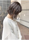 【YUYA】ボブ_コテ巻き風パーマ_ボブパーマ_大人パーマ_韓国風