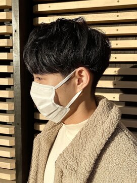 ニアウ 太田店(Niau) メンズツイストスパイラルパーマ波巻きパーマメンズカット