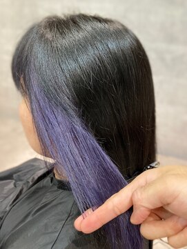 ソル 八王子(SOL) インナーカラー×パープル