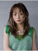 ベージュインナーレイヤーカット_チェリーブラウン_9265
