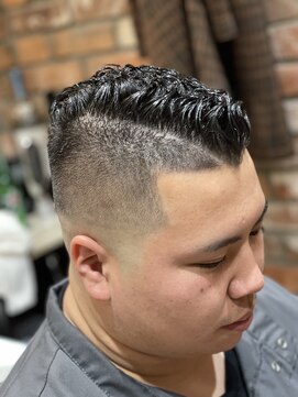 ヒロギンザバーバーショップ 丸の内店(HIRO GINZA BARBER SHOP) 震災刈りパーマ