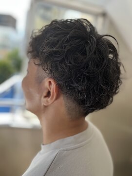 アンシェリ(Ancheri by flammeum) 無造作パーマ×刈り上げ