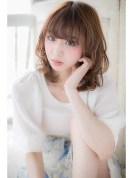 モッズヘア 福岡天神店 ”mod's天神　クロスパーマOK 妹系☆甘え顔ミディ♪