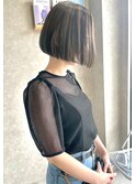 前下がりボブ