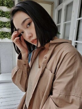 ブランコ 丸亀土器店(blanco) 暗髪ボブ