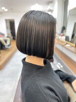 ランプ(Lamp) 【白髪染め可】ボブショート ビフォアー&アフター/白髪ぼかし