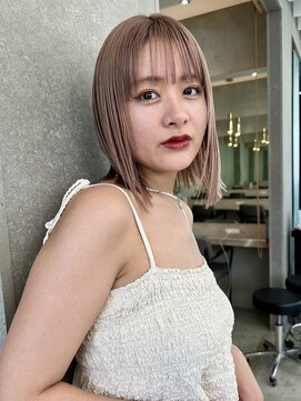 ロンドワン 三宮元町(Lond one) ダブルカラー/ブリーチカラー/ミルクティーベージュ/神戸元町