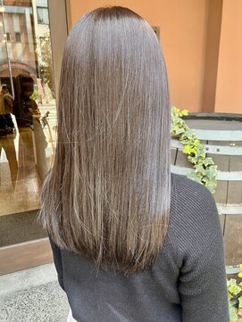 ココカラヘアー ニコ(cococara hair nico) ブリーチなし/グレージュカラー/透明感/艶髪/寒色系