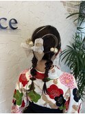 卒業式×ツインアレンジ×袴