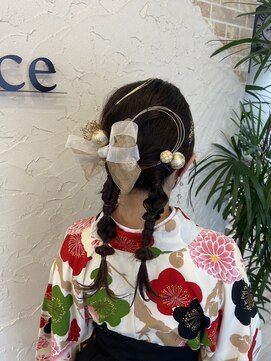 ヘアーアンドスパ ルーチェ(hair&spa Luce) 卒業式×ツインアレンジ×袴