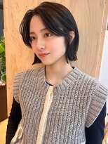 ラフ フロム ガーデン(Laf from GARDEN) ボブ/レイヤーカット/暗めカラー/縮毛矯正/韓国風