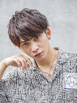 シティ(CITY) 【小久保style】韓国マッシュニュアンスパーマグレーベージュ