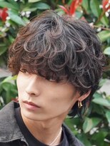 フィフス 渋谷(fifth)&nbsp;緩め波巻きスパイラルパーマシャドウパーマメンズウルフカット