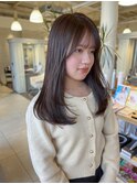 ストレートロング/ショコラブラウン/艶髪