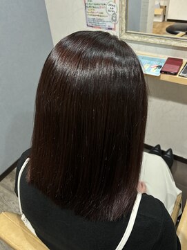 スカイ(SKY) 透明感カラー/髪質改善/縮毛矯正/レイヤーカット/ダブルカラー