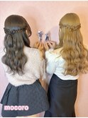 クロスピアのライブヘアセット