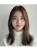 大人重めロング【松戸#五香#白髪染め#カラー#髪質改善】