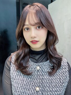 アイティーバイアルバム 松戸店(IT by ALBUM) メルティカラー似合わせカットウェーブミディアム_F10401