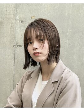 ハルキミナトジャパン 神戸(HARUKI MINATO japan) 切りっぱなしボブ 20代30代40代ヘア 小顔 神戸ボブ 三ノ宮