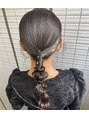 ジョンジョン(JOHN JOHN) ロングの方におすすめなタイト巻きつけヘアアレンジ