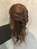 エイミー 伏見店(aemii)&nbsp;ハーフアップアレンジ