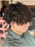 波ウェーブ×ツイスパで無造作感◎