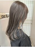 ブリーチなしグレージュ