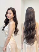 【ロングヘア　前髪なし　韓国ヘア　#11】#渋谷駅#韓国#髪質改善