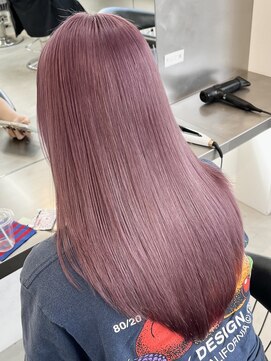 ラック 表参道(LUCK) ピンクラベンダー/ブリーチ/ケアブリーチ/表参道