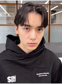 20代フェザーパーマ◎刈り上げマッシュで清潔感