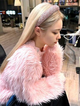 コラソン(corazon) ホワイトミルクティー　ハイトーンダブルカラー